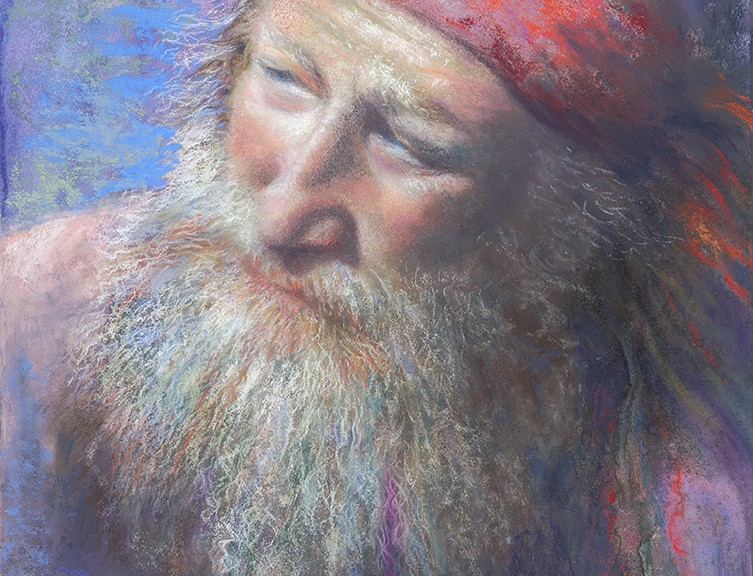 Mountain Man, Original Painting by Kim Novak. Copyright 2014 Kim Novak. All rights reserved.
