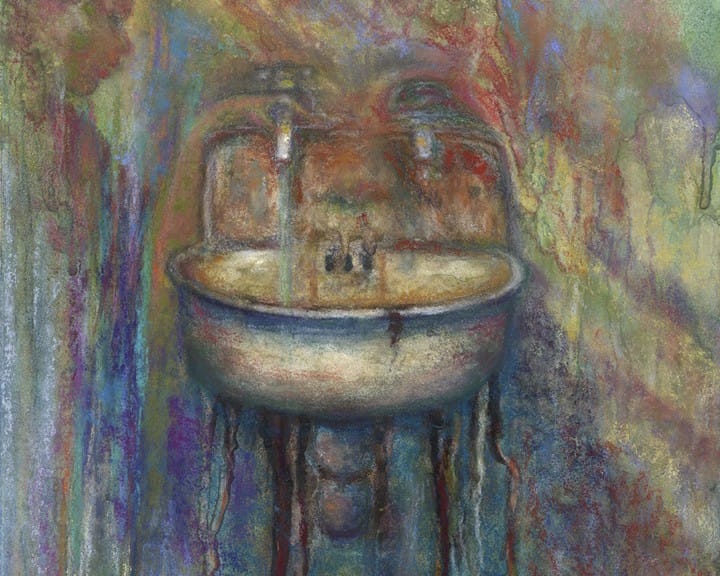 Getting Clean, Original Painting by Kim Novak