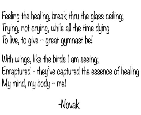 The Ecstasy and Agony of Healing, original poem by Kim Novak ©2020